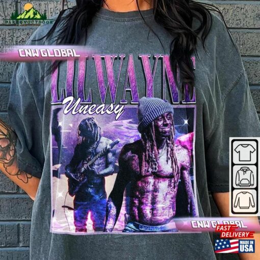 Lil Wayne Rap Shirt Uneasy 2023 Vintage 90S Y2k Graphic Tee Hoodie Classic