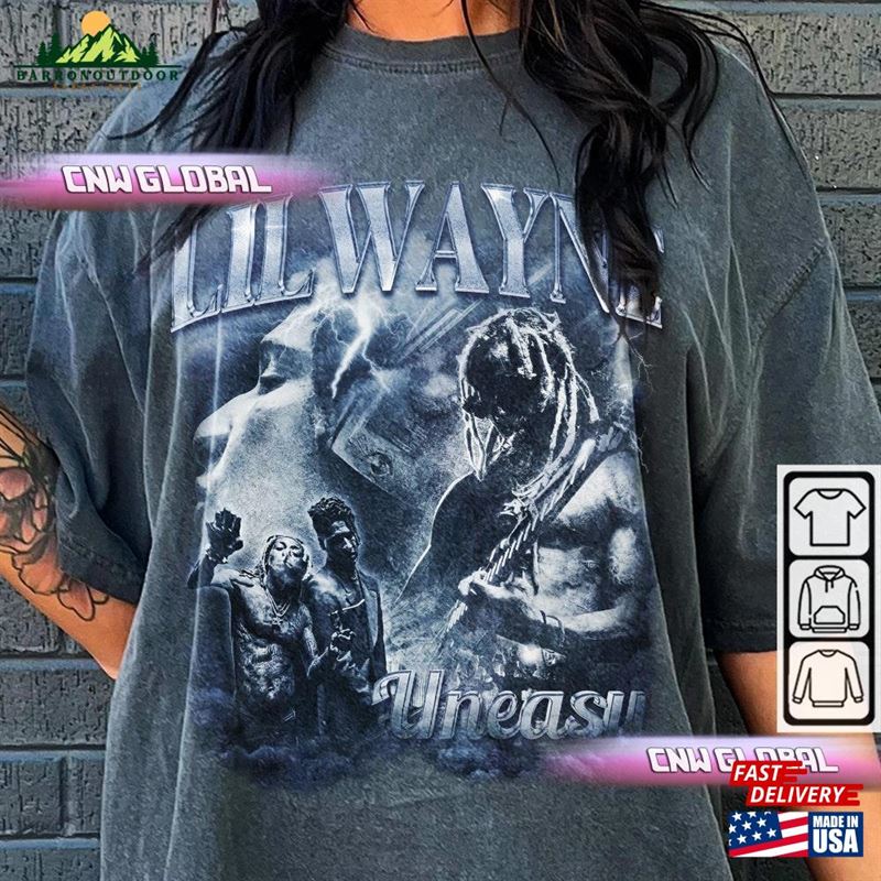 Lil Wayne Rap Shirt Uneasy 2023 Vintage 90S Y2k Graphic Tee Hoodie T-Shirt Lil Wayne Rap Shirt Uneasy 2023 Vintage 90S Y2k Graphic Tee Hoodie T-Shirt