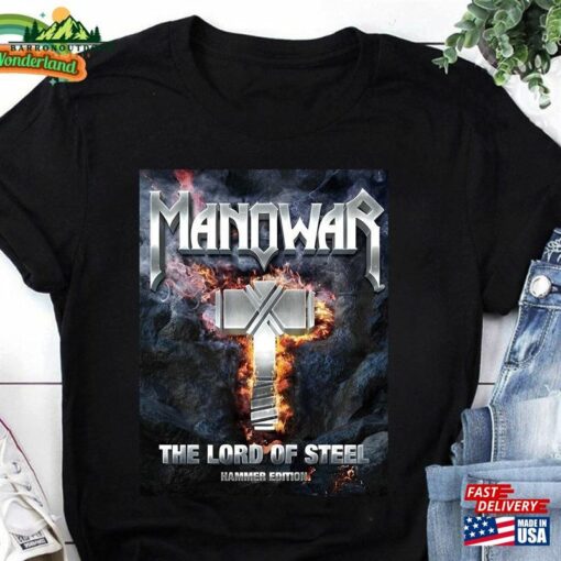 Manowar Hammer Edition 2023 New Tour Unisex T-Shirt Heavy Metal Fighting The World Sweatshirt