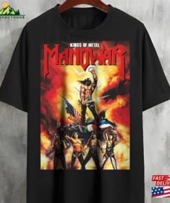 Manowar T-Shirt Kings Of Metal Shirt Band Classic Unisex