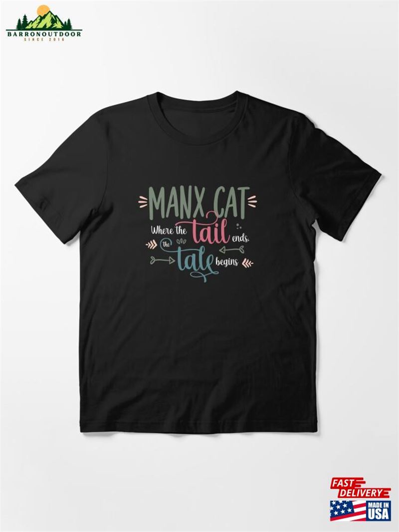 Manx Cat Breed Witty Saying Tailless Funny Quote Essential T-Shirt Sweatshirt Classic Manx Cat Breed Witty Saying Tailless Funny Quote Essential T-Shirt Sweatshirt Classic