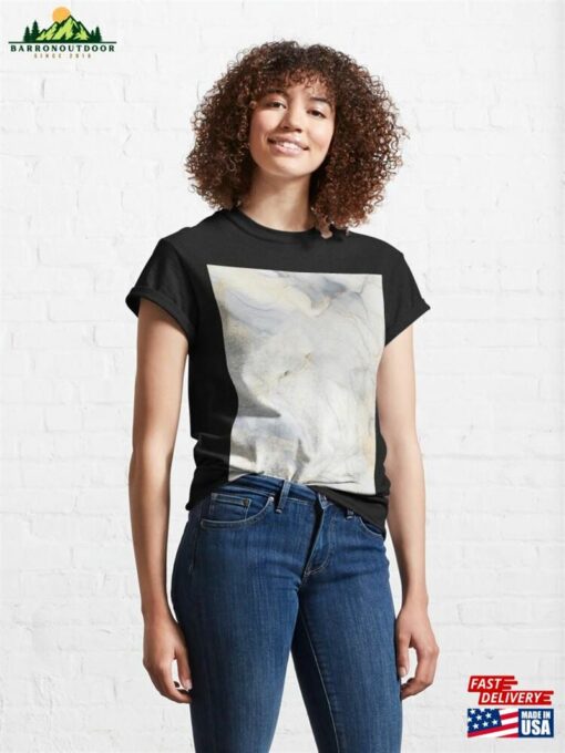Marble Pattern Classic T-Shirt Hoodie