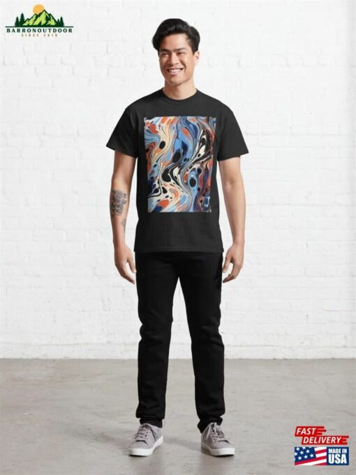 Marbled Pattern Classic T-Shirt