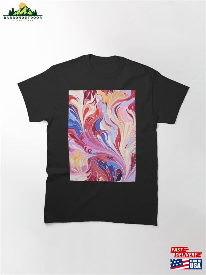 Marbled Pattern Classic T-Shirt Unisex Hoodie Marbled Pattern Classic T-Shirt Unisex Hoodie