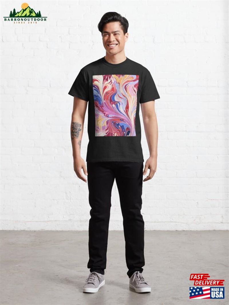 Marbled Pattern Classic T-Shirt Unisex Hoodie Marbled Pattern Classic T-Shirt Unisex Hoodie
