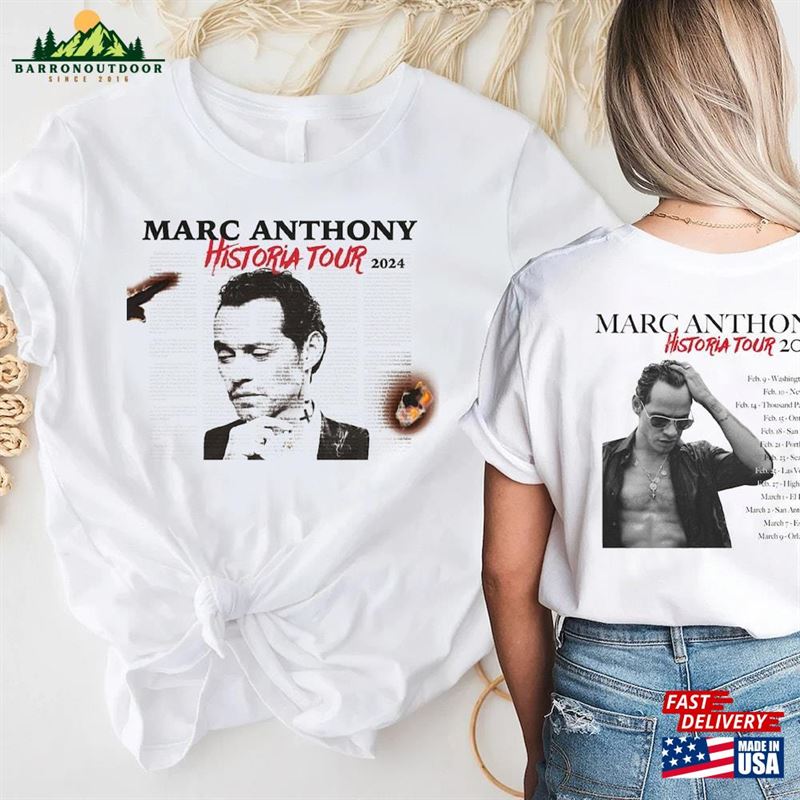 Marc Anthony Historia 2024 Tour Shirt Music Sweatshirt T-Shirt Marc Anthony Historia 2024 Tour Shirt Music Sweatshirt T-Shirt