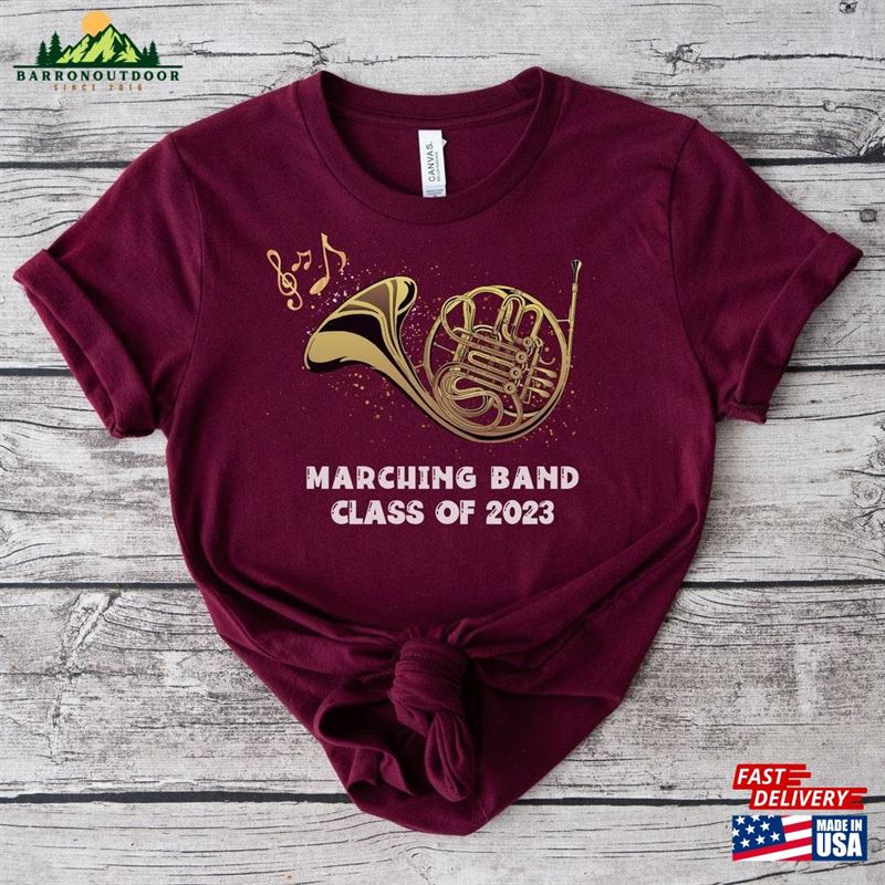 Marching Band Class Of 2023 Senior Shirt For A French Horn Player Year Gift Classic Sweatshirt Marching Band Class Of 2023 Senior Shirt For A French Horn Player Year Gift Classic Sweatshirt