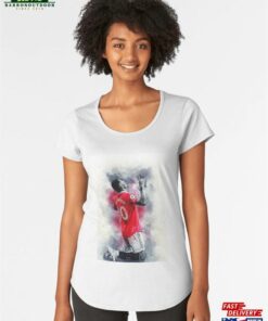 Marcus Rashford Man Utd Football Player Premium Scoop T-Shirt Unisex