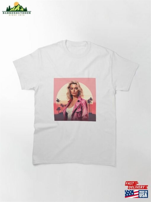 Margot Robbie Gta Vice City Classic T-Shirt Hoodie