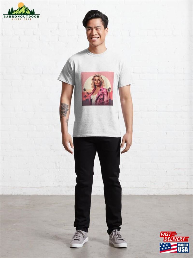 Margot Robbie Gta Vice City Classic T-Shirt Hoodie Margot Robbie Gta Vice City Classic T-Shirt Hoodie