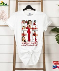 Mariah Carey 2023 Tour Shirt Merry Christmas One And All Classic Unisex