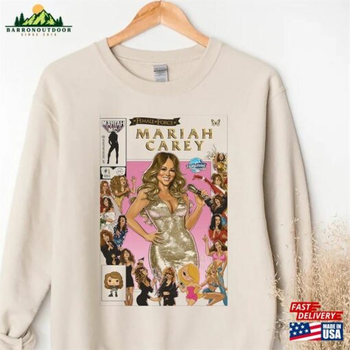 Mariah Carey Comic Tour Shirt Merry 2023 Sweatshirt Tshirt Hoodie Unisex T-Shirt