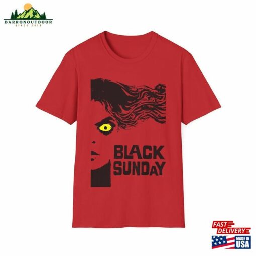 Mario Bava’s 1960 Italian Gothic Horror Movie Black Sunday Fan Art Poster Unisex Softstyle Tshirt Hoodie Classic