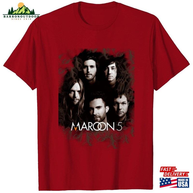 Maroon 5 Shirt Pop Rock Band T-Shirt Unisex Maroon 5 Shirt Pop Rock Band T-Shirt Unisex