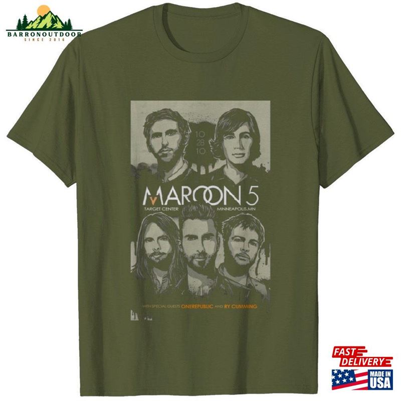 Maroon 5 Shirt Retro T-Shirt Gift Classic Unisex Maroon 5 Shirt Retro T-Shirt Gift Classic Unisex
