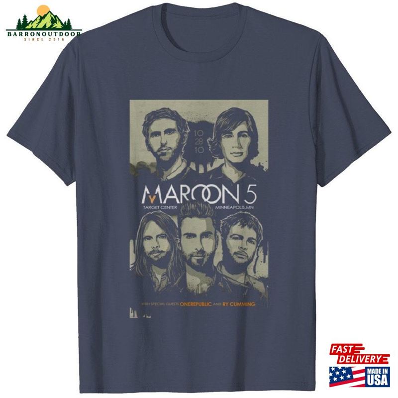 Maroon 5 Shirt Retro T-Shirt Gift Classic Unisex Maroon 5 Shirt Retro T-Shirt Gift Classic Unisex