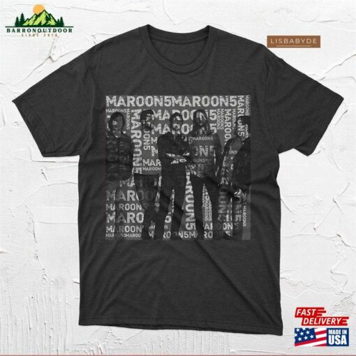 Maroon 5 Shirt Retro World Tour 2023 Unisex Classic
