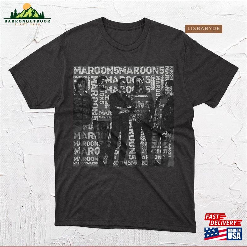 Maroon 5 Shirt Retro World Tour 2023 Unisex Classic Maroon 5 Shirt Retro World Tour 2023 Unisex Classic
