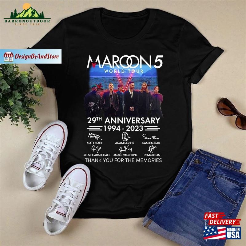Maroon 5 Shirt Tshirt Merch T-Shirt Classic Maroon 5 Shirt Tshirt Merch T-Shirt Classic