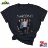 Maroon 5 Signatures Black T-Shirt Music Band Shirt Classic Unisex