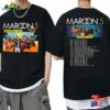 Maroon 5 World Tour 2023 Tshirt The Residency Shirt Graphic Merch T-Shirt Sweatshirt