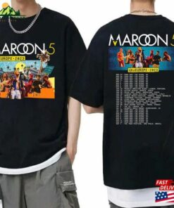 Maroon 5 World Tour 2023 Tshirt The Residency Shirt Graphic Merch T-Shirt Sweatshirt