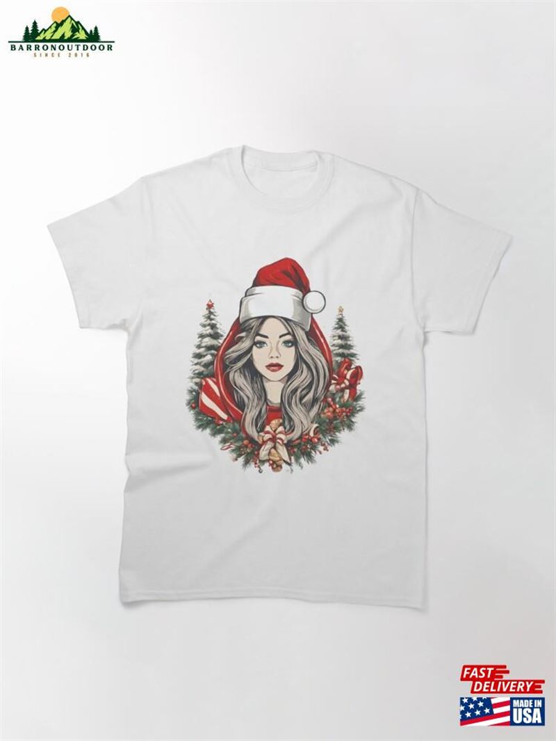 Marry Christmas Girl Vintage Classic T-Shirt Hoodie Sweatshirt Marry Christmas Girl Vintage Classic T-Shirt Hoodie Sweatshirt