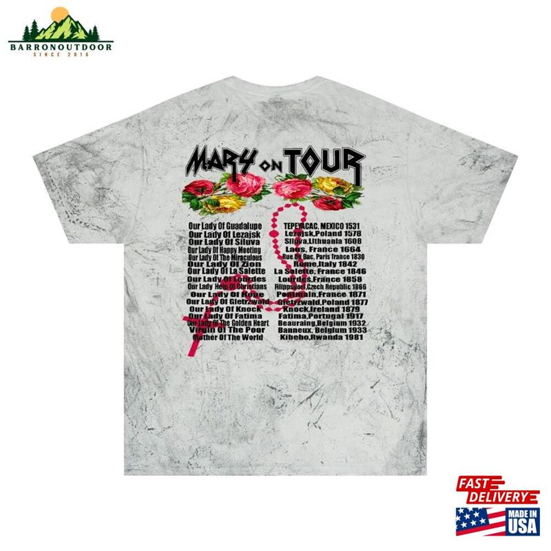 Mary On Tour Apparition Sweatshirt T-Shirt Mary On Tour Apparition Sweatshirt T-Shirt