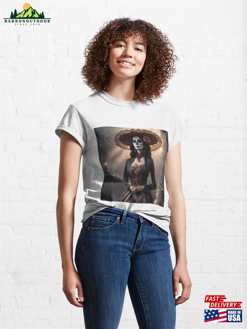 Masked Girl With A Hat Classic T-Shirt Hoodie Sweatshirt Masked Girl With A Hat Classic T-Shirt Hoodie Sweatshirt