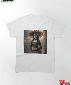 Masked Girl With A Hat Classic T-Shirt Hoodie Sweatshirt