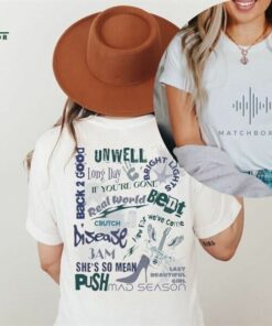 Matchbox 20 Two Sided Concert Shirt Hoodie Unisex