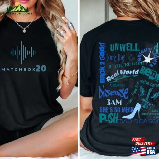 Matchbox 20 Two Sided Concert Shirt Sweatshirt Hoodie