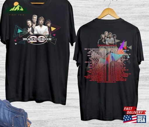 Matchbox Twenty Band 2023 Shirt Slow Dream Tour Unisex Hoodie Long Sleeve Classic Sweatshirt