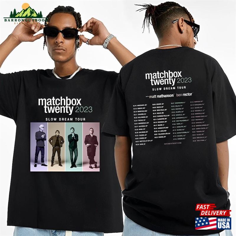 Matchbox Twenty Band Fan Shirt Slow Dream Tour 2023 Unisex T-Shirt Matchbox Twenty Band Fan Shirt Slow Dream Tour 2023 Unisex T-Shirt