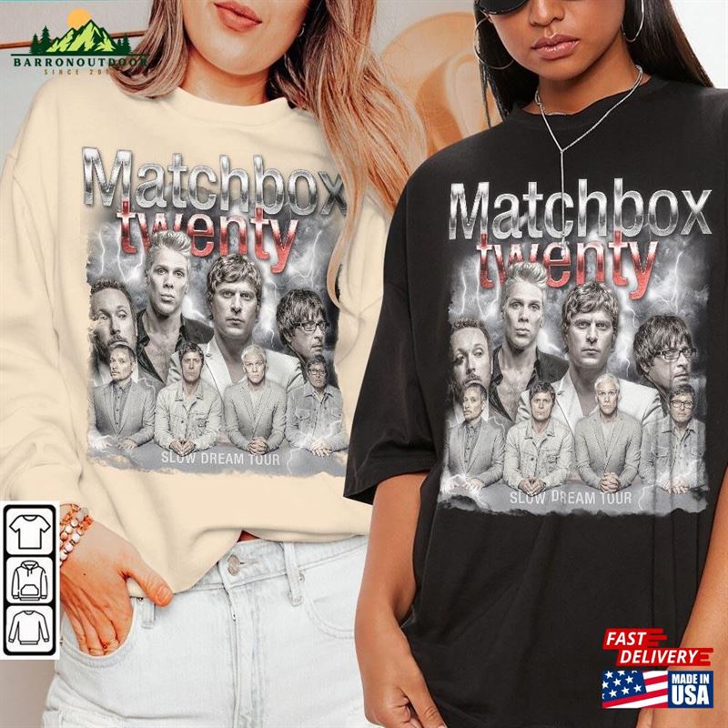 Matchbox Twenty Band Music Shirt Vintage Retro 90S Style T-Shirt Classic Matchbox Twenty Band Music Shirt Vintage Retro 90S Style T-Shirt Classic