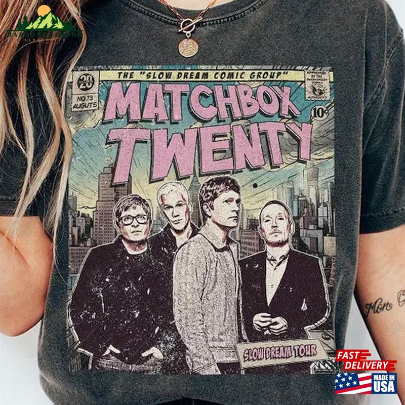 Matchbox Twenty Comic Album Shirt Unisex Classic Matchbox Twenty Comic Album Shirt Unisex Classic