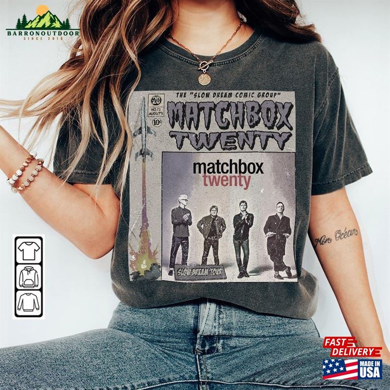Matchbox Twenty Comic Shirt Sweatshirt 90S Vintage Book Art 20 Tour 2023 Album Graphic Tee Unisex Fan Gift Hoodie V3 T-Shirt Classic Matchbox Twenty Comic Shirt Sweatshirt 90S Vintage Book Art 20 Tour 2023 Album Graphic Tee Unisex Fan Gift Hoodie V3 T-Shirt Classic