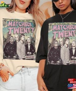 Matchbox Twenty Comic Shirt Sweatshirt 90S Vintage Book Art 20 Tour 2023 Album Graphic Tee Unisex Fan Gift Hoodie V4