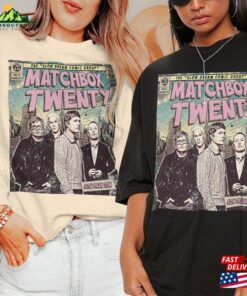 Matchbox Twenty Comic Shirt Sweatshirt 90S Vintage Book Art 20 Tour 2023 Album Graphic Tee Unisex Fan Gift Hoodie V4 Classic