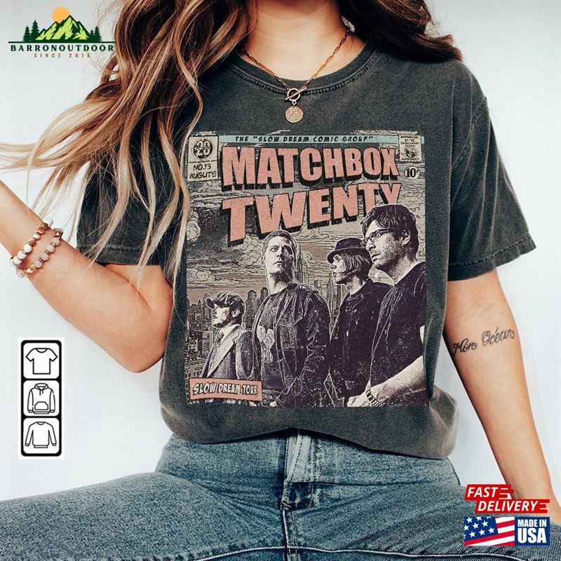 Matchbox Twenty Comic Shirt Sweatshirt 90S Vintage Book Art 20 Tour 2023 Album Graphic Tee Unisex Fan Gift Hoodie V5 Matchbox Twenty Comic Shirt Sweatshirt 90S Vintage Book Art 20 Tour 2023 Album Graphic Tee Unisex Fan Gift Hoodie V5