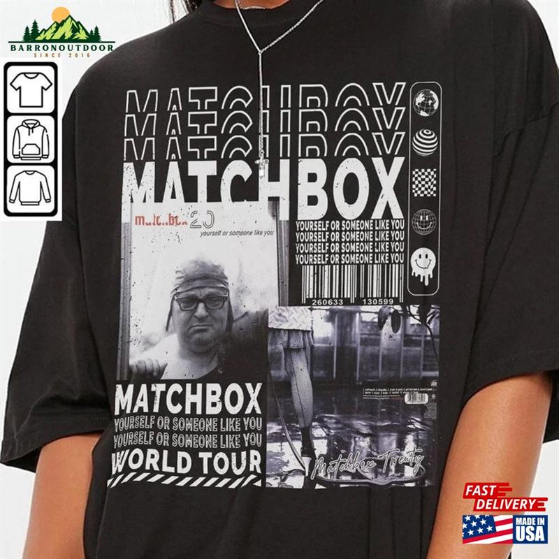 Matchbox Twenty Music Shirt Y2k Merch Vintage 20 Sweatshirt Unisex Matchbox Twenty Music Shirt Y2k Merch Vintage 20 Sweatshirt Unisex