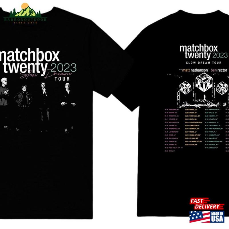 Matchbox Twenty Slow Dream Tour 2023 Shirt Band Fan Classic T-Shirt Matchbox Twenty Slow Dream Tour 2023 Shirt Band Fan Classic T-Shirt