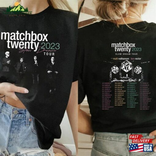 Matchbox Twenty Slow Dream Tour 2023 Shirt Band Fan Classic T-Shirt