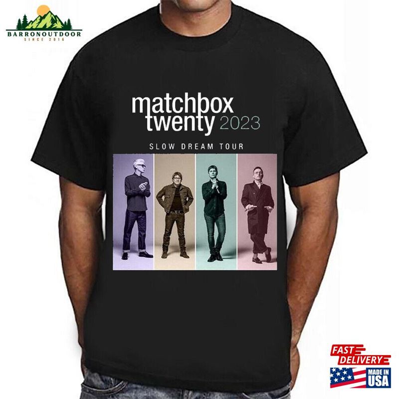 Matchbox Twenty Slow Dream Tour 2023 Shirt Band Fan Vintage T-Shirt Unisex Matchbox Twenty Slow Dream Tour 2023 Shirt Band Fan Vintage T-Shirt Unisex