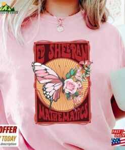 Mathematics Tour Shirt Butterfly T-Shirt Equals Shirts Unisex