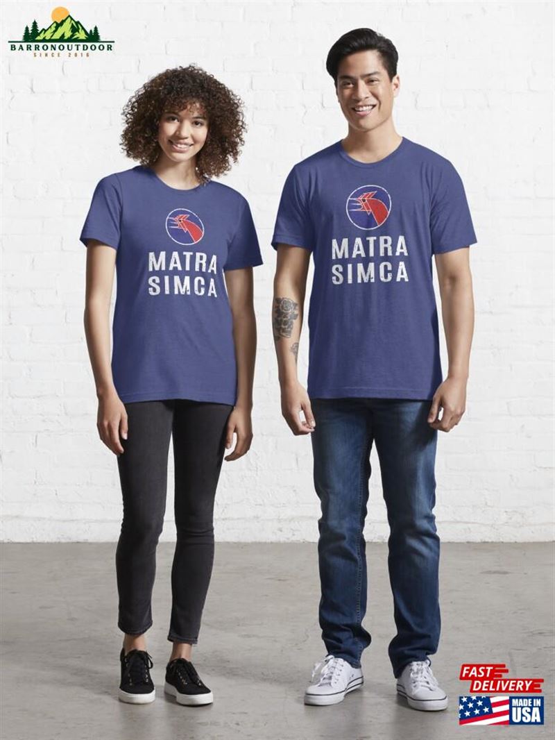 Matra Simca 1973 Distressed Worn Print Essential T-Shirt Classic Matra Simca 1973 Distressed Worn Print Essential T-Shirt Classic