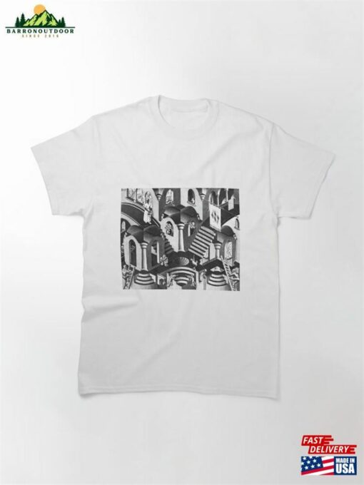 Maurits Cornelis Escher M C Paintings Hoodie Classic