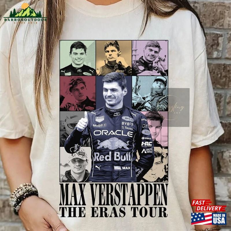 Max Verstappen The Eras Tour Shirt Unisex F1 Driver Hoodie Sweatshirt Max Verstappen The Eras Tour Shirt Unisex F1 Driver Hoodie Sweatshirt