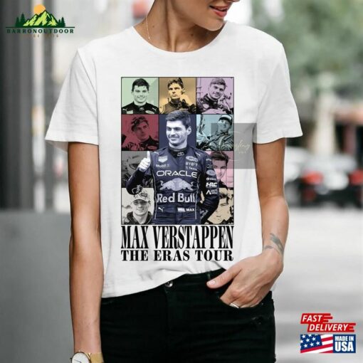 Max Verstappen The Eras Tour Shirt Unisex F1 Driver Hoodie Sweatshirt