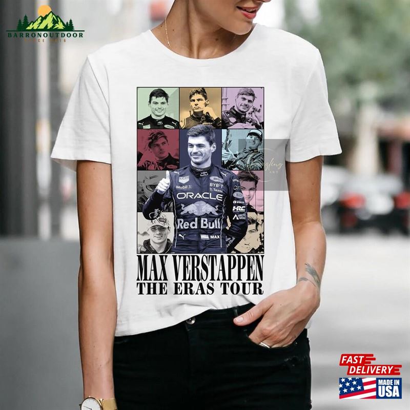 Max Verstappen The Eras Tour Shirt Unisex F1 Driver Hoodie Sweatshirt Max Verstappen The Eras Tour Shirt Unisex F1 Driver Hoodie Sweatshirt